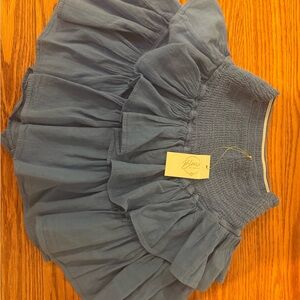 Blue Ruffled Dress
